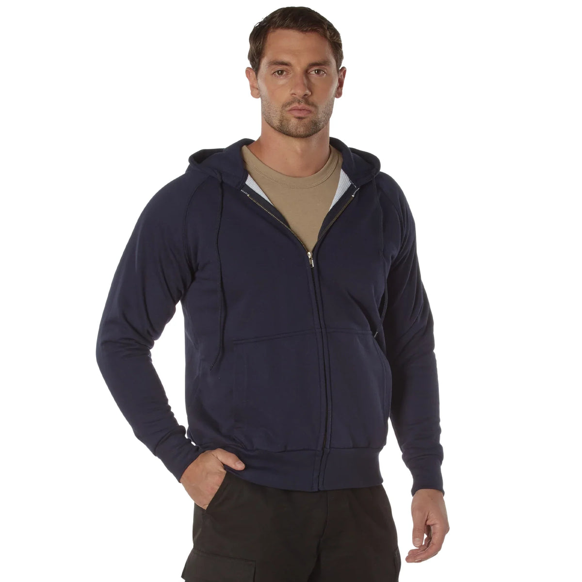 Thermal Lined Full-zip Hoodie