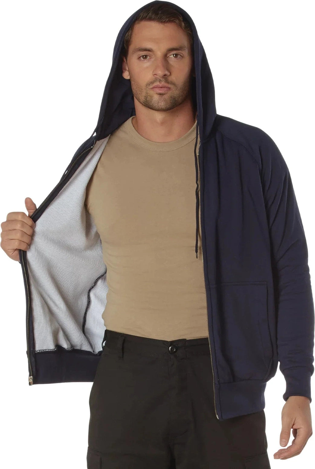 Thermal Lined Full-zip Hoodie