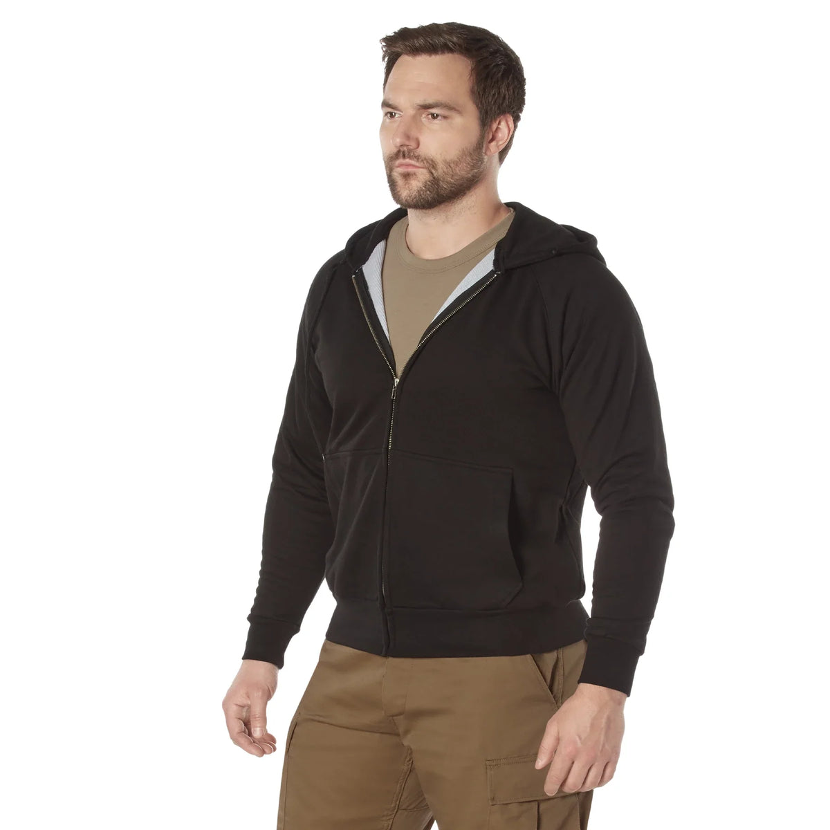 Thermal Lined Full-zip Hoodie