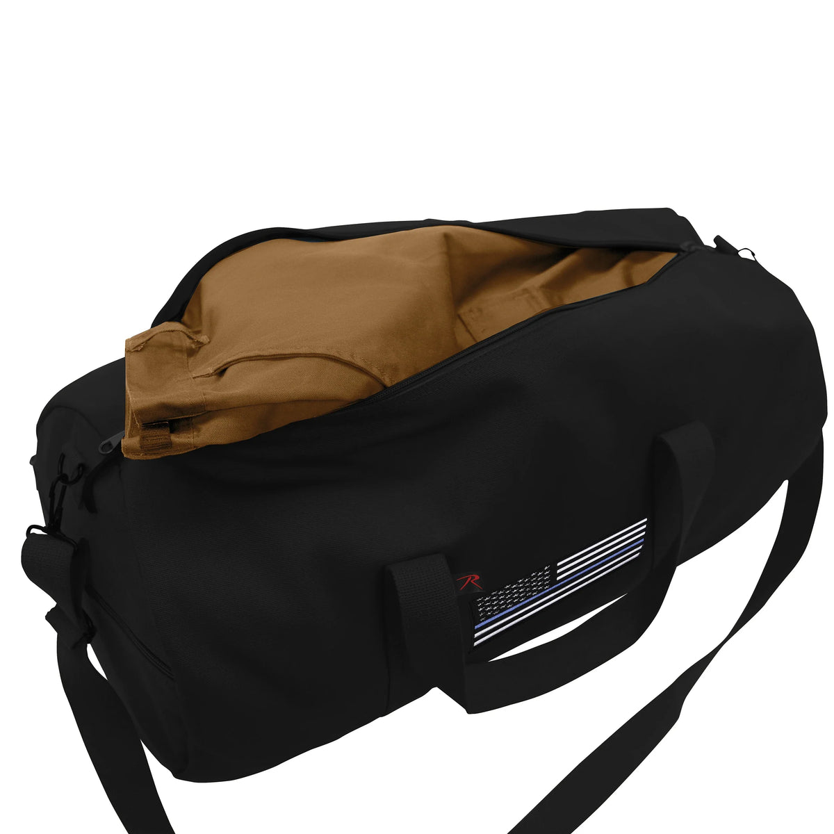 Thin Blue Line Canvas Shoulder Duffle Bag