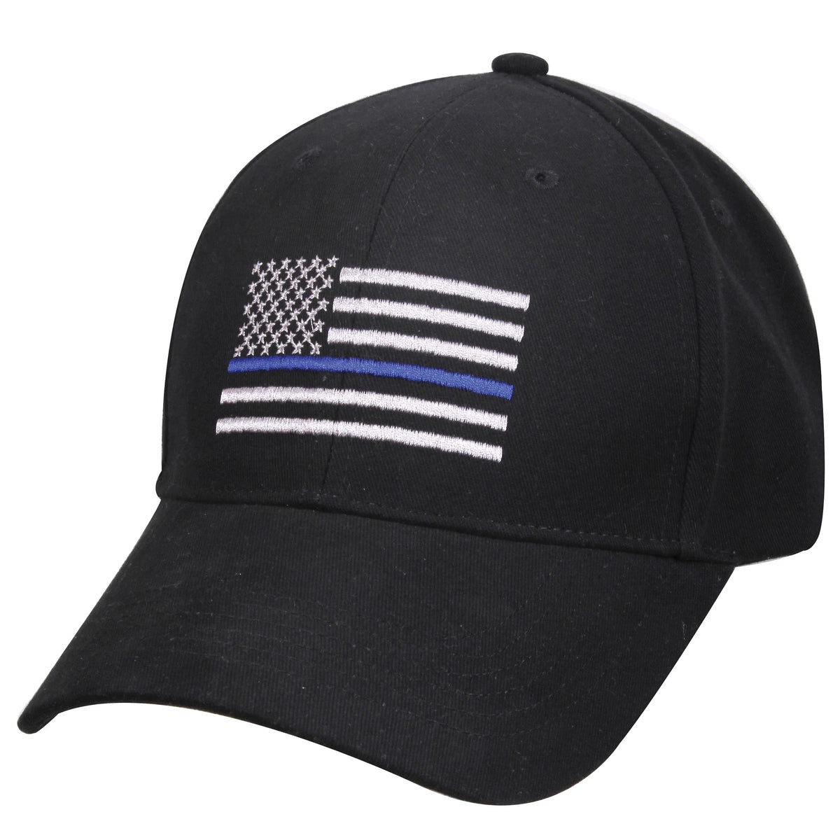 Thin Blue Line Flag Low Profile Cap - Black