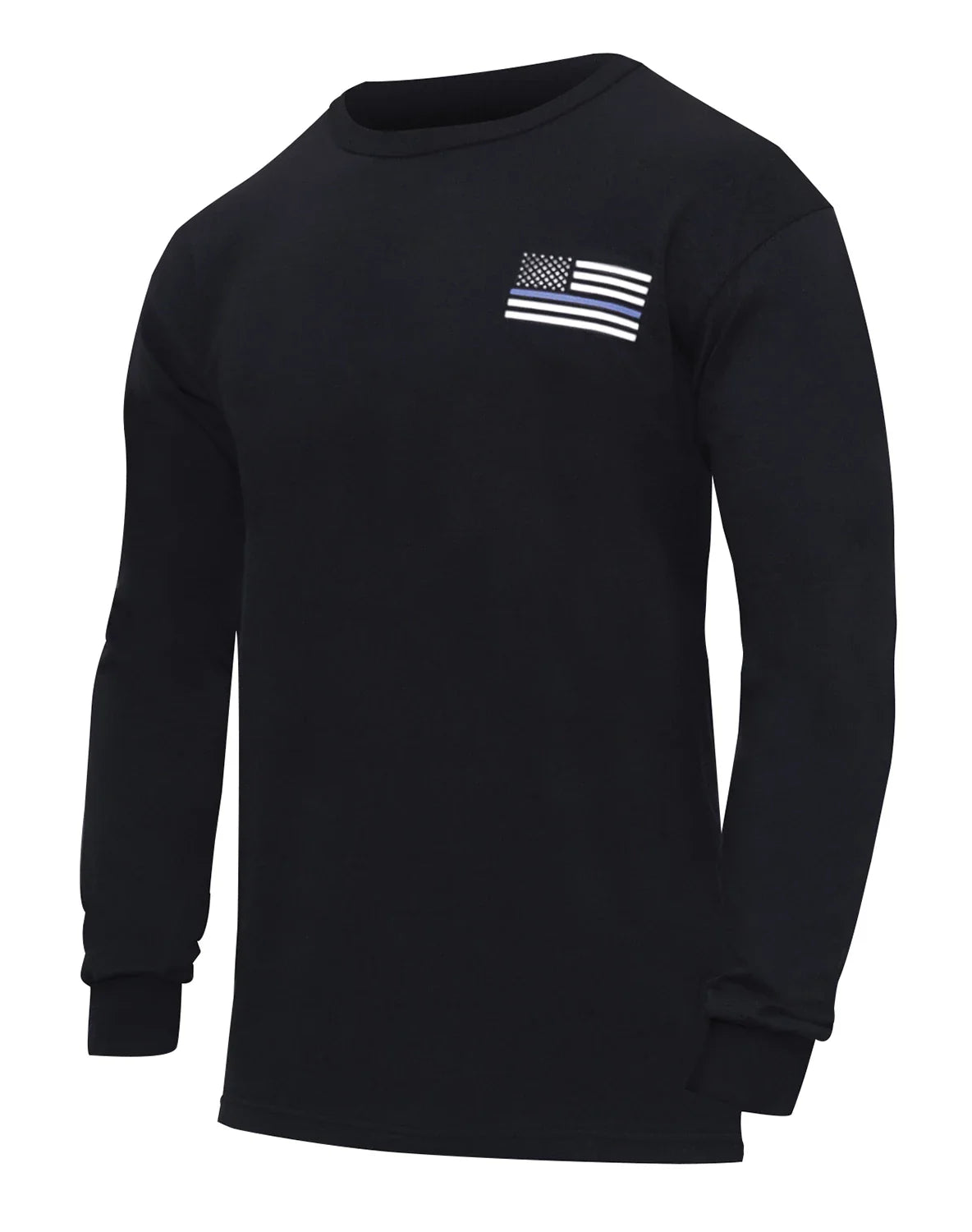 Thin Blue Line Honor and Respect Long Sleeve T-shirt - s