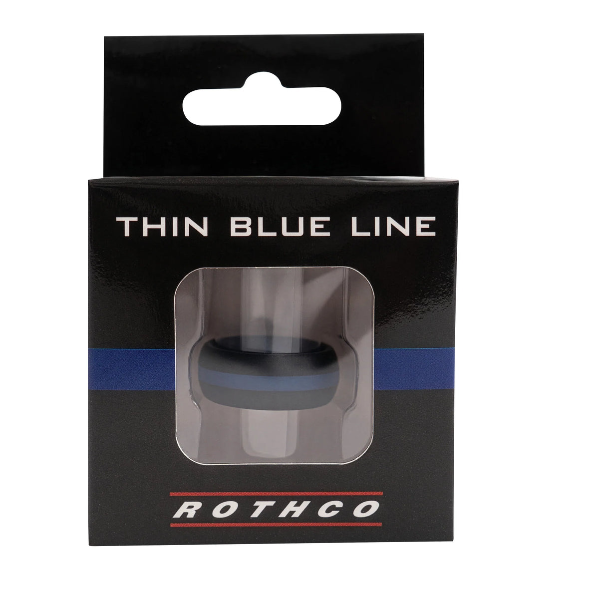 Thin Blue Line Silicone Ring