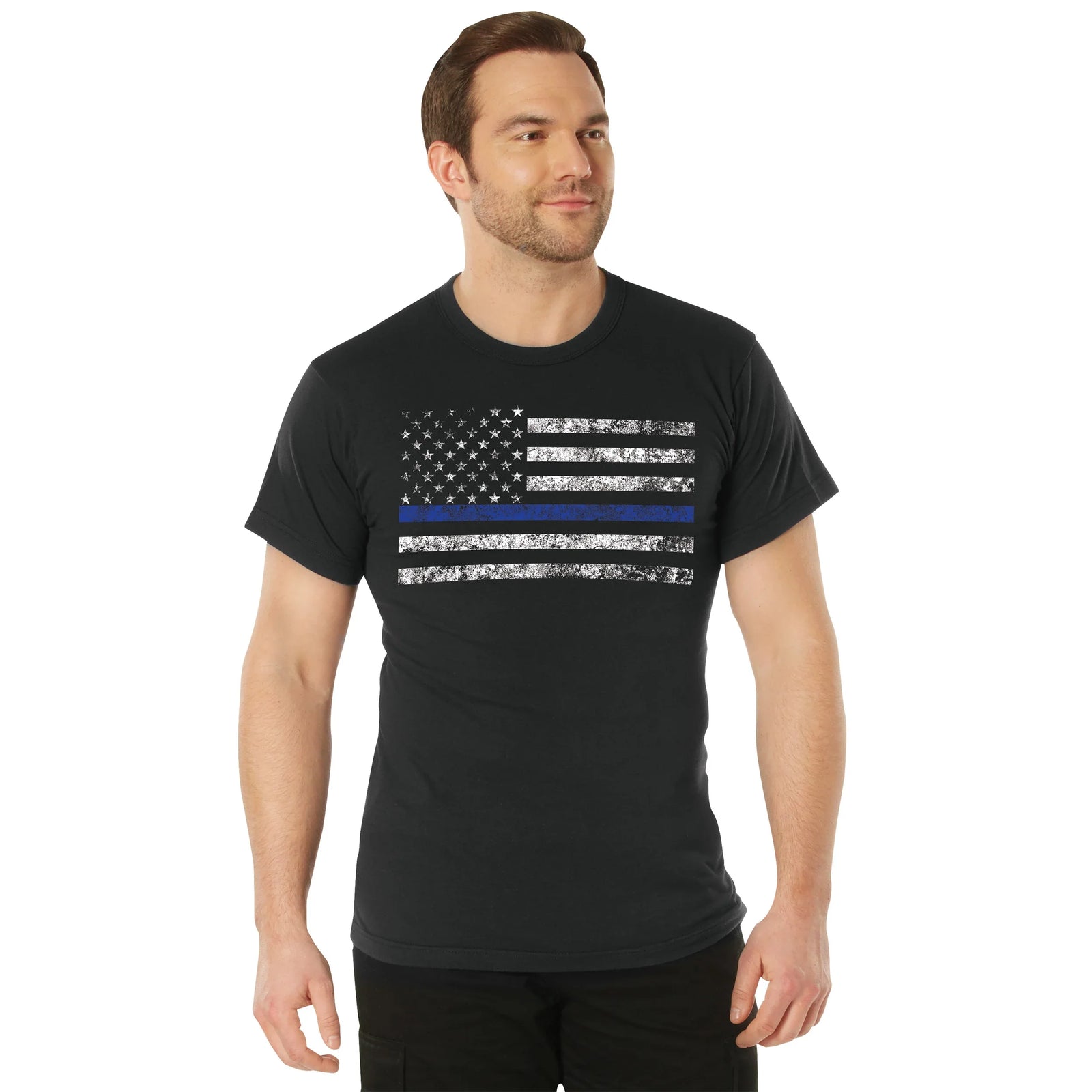 Thin Blue Line T-shirt - Black / s