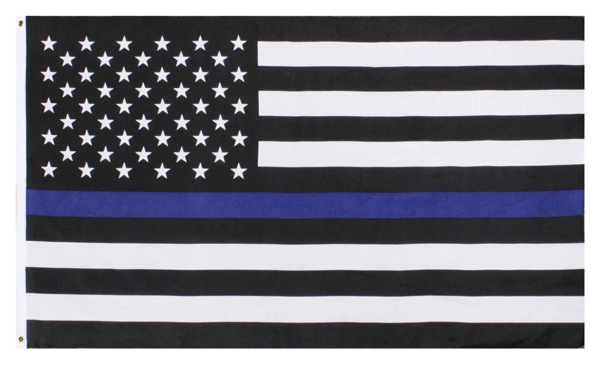 Thin Blue Line U.s. Flag