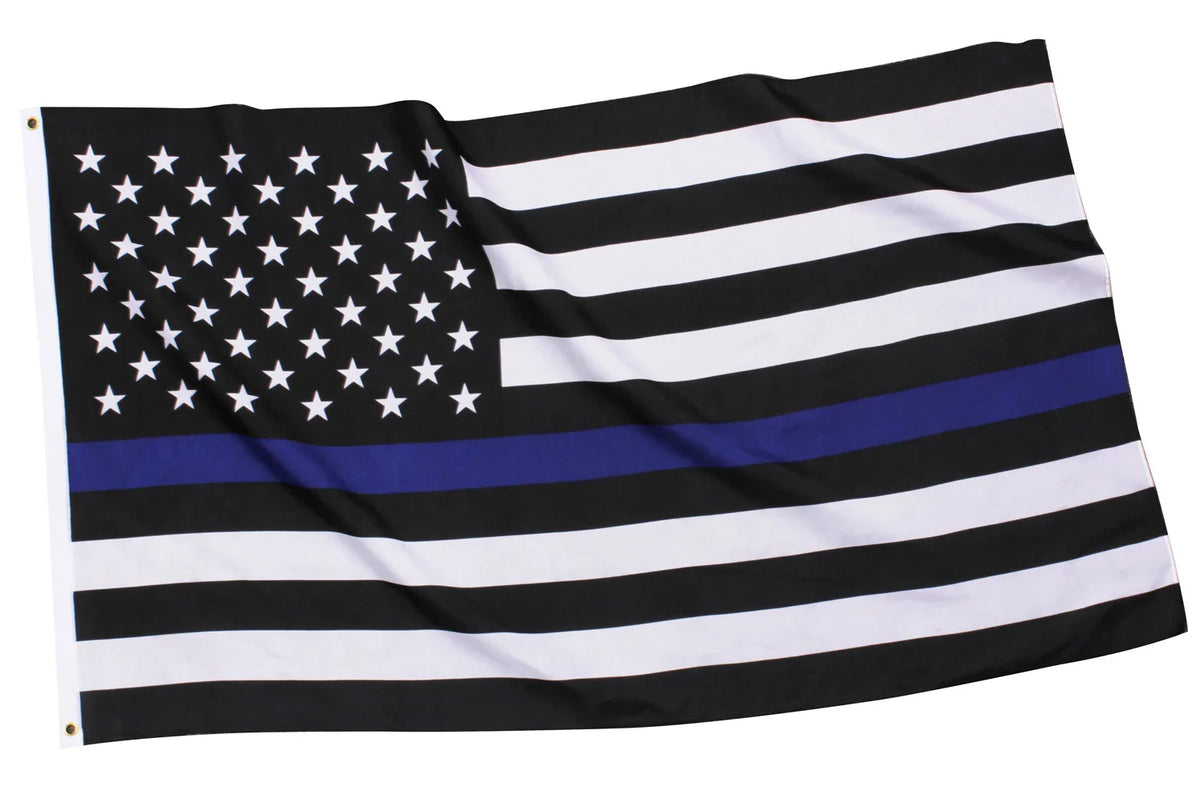 Thin Blue Line U.s. Flag