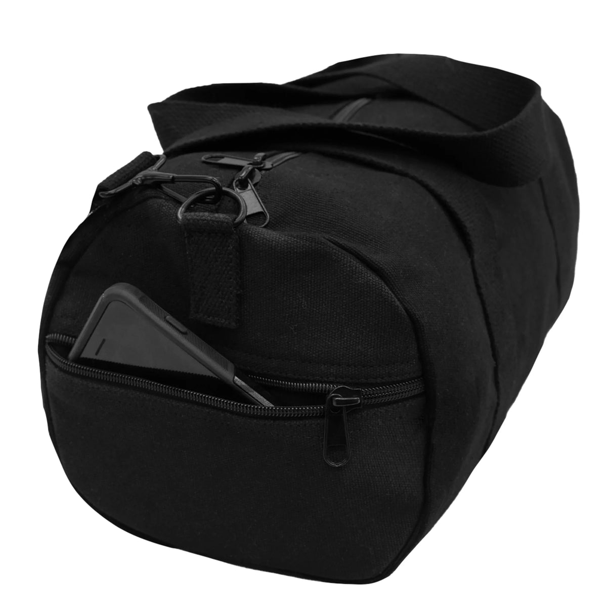 Thin Red Line Canvas Shoulder Duffle Bag - 19 Inch