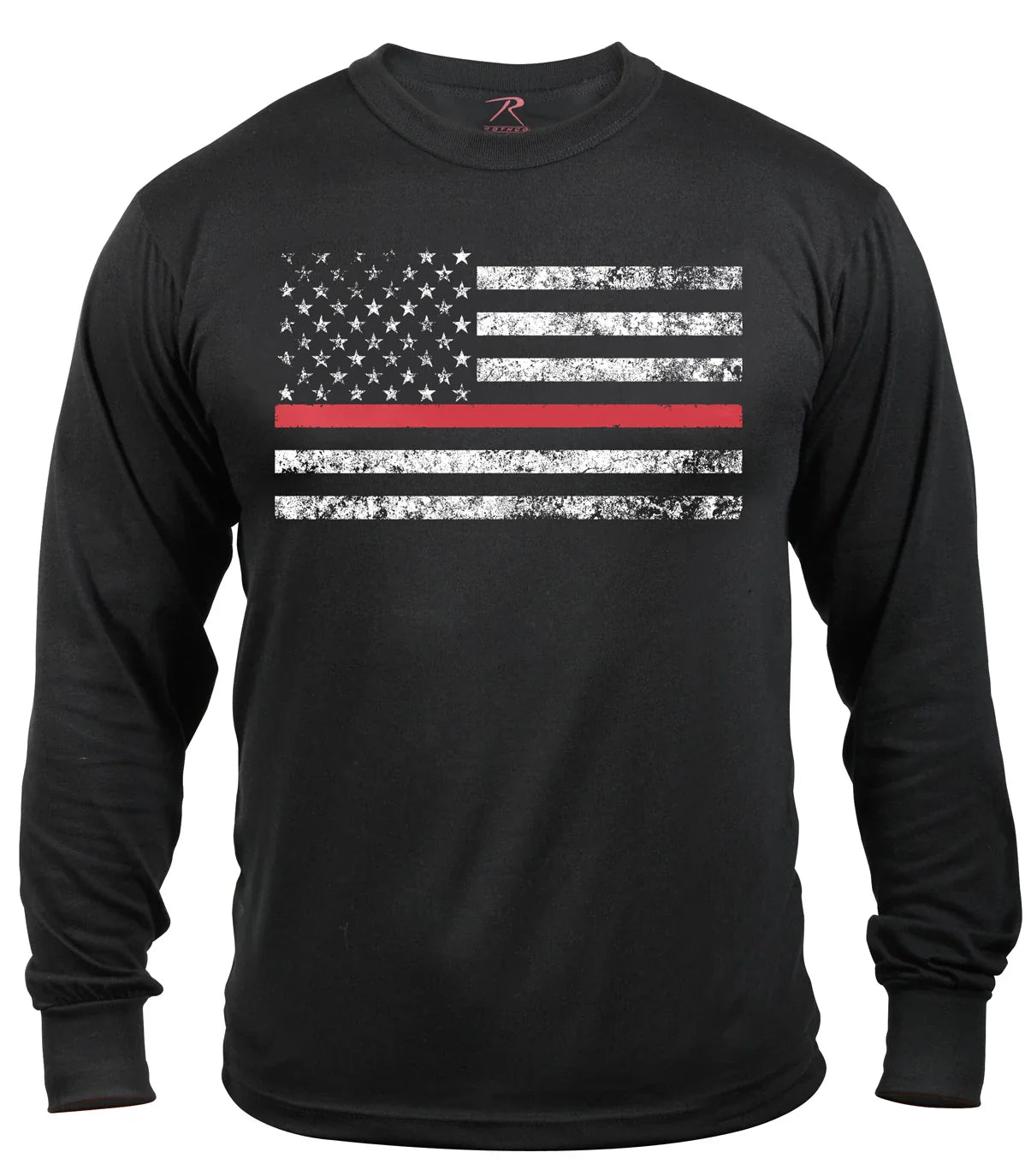 Thin Red Line Long Sleeve T-shirt - Xl