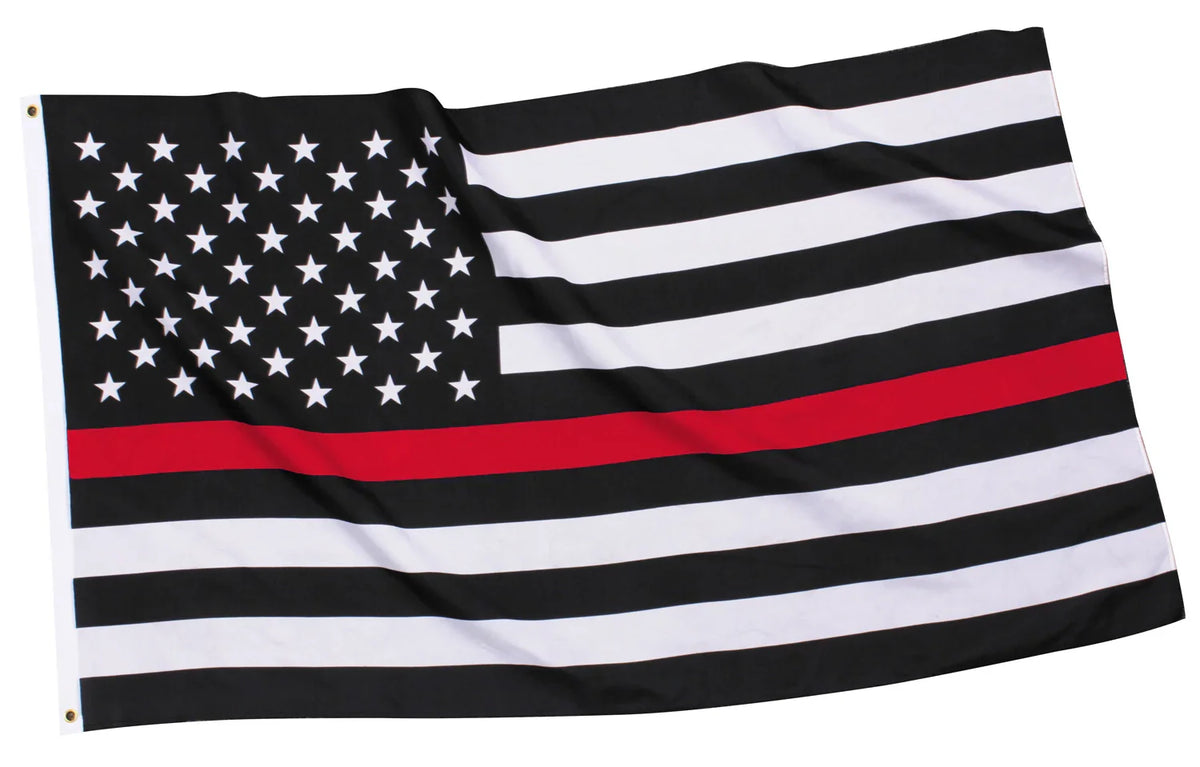 Thin Red Line us Flag - 3 x 5