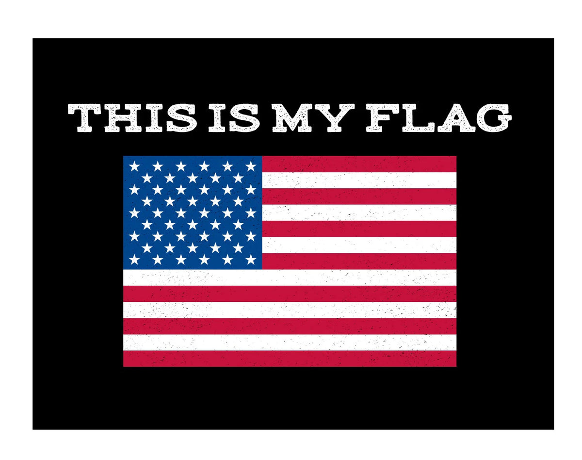 ?THis is my Flag’ T-shirt - m