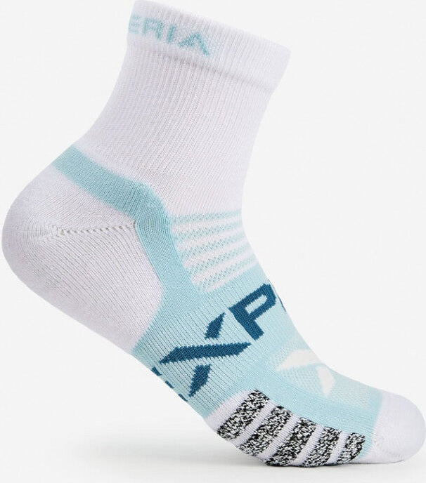 Thor-lo Experia Ultra Light Padding Ankle Socks - White True Blue