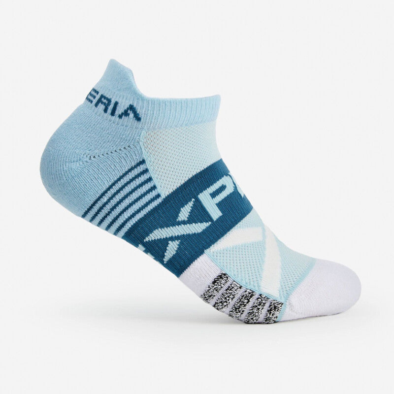 Thor-lo Experia Ultra Light Padding No-show Tab - Wh/bl / m