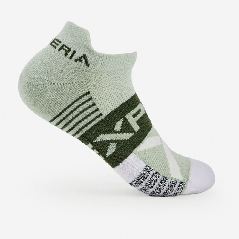 Thor-lo Experia Ultra Light Padding No-show Tab - Wh/gn / m