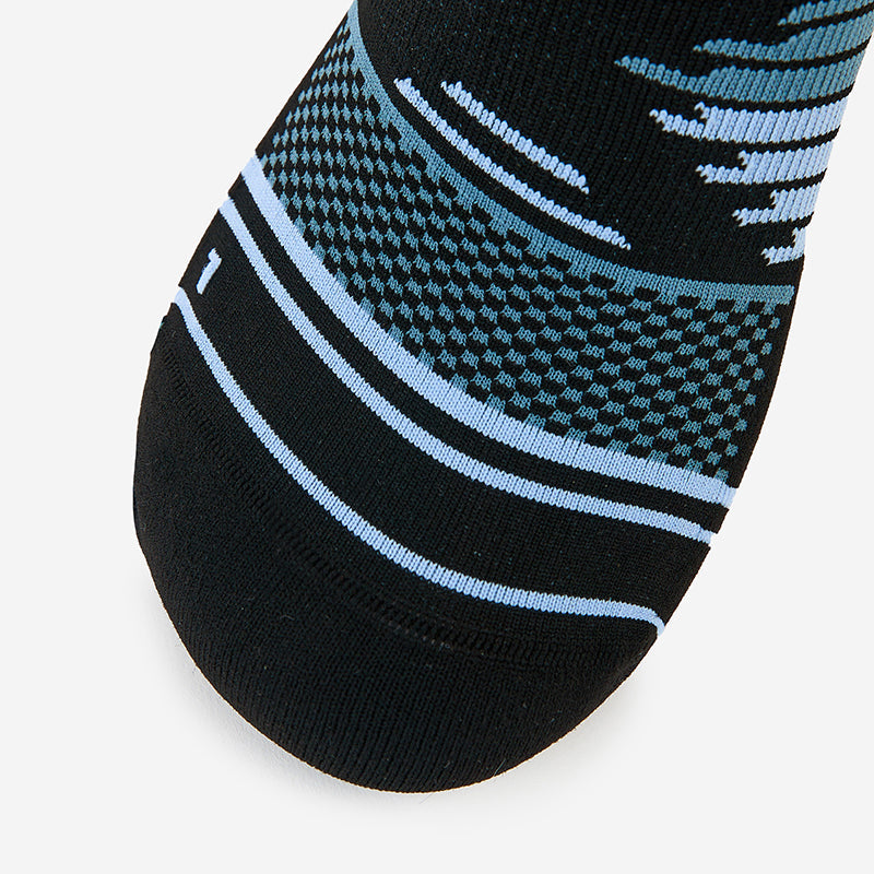 Thor-lo Experia X-speed Performance Cushion no Show Socks Tab Rocket Grip (onyx)