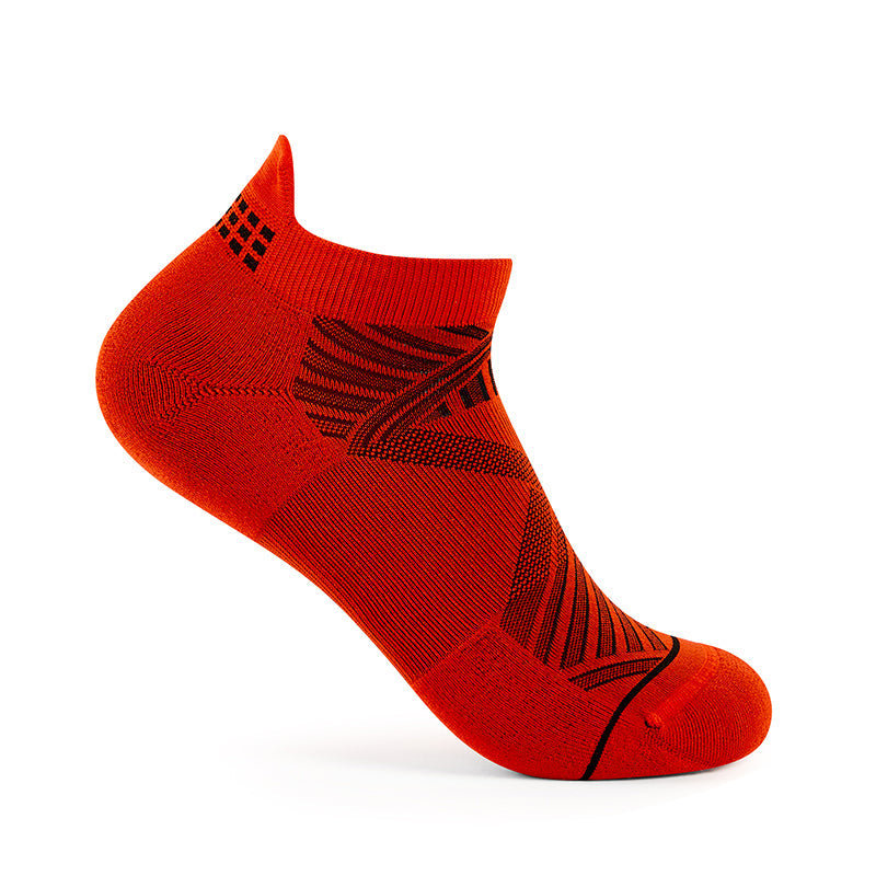 Thor-lo Experia X-speed Performance Cushion no Show Socks Tab Rocket Grip (orange)