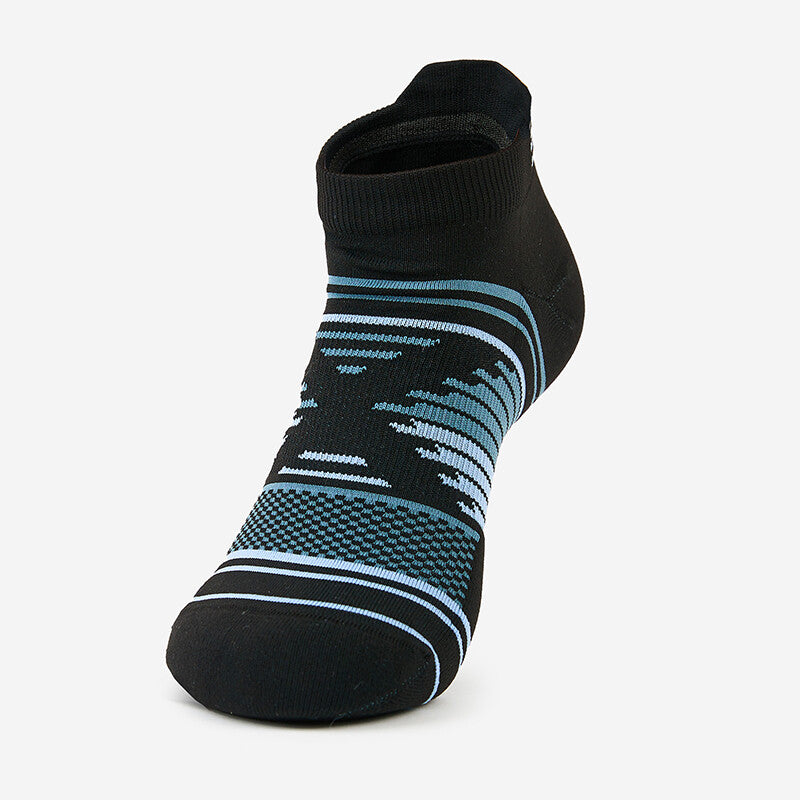 Thor-lo Experia X-speed Performance Cushion no Show Socks Tab Rocket Grip (onyx) - Blk / m