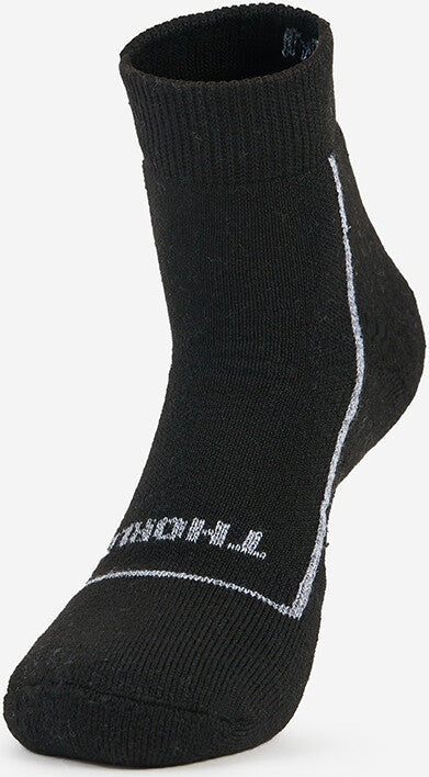 Thor-lo Pickleball Light Cushion Ankle - Black