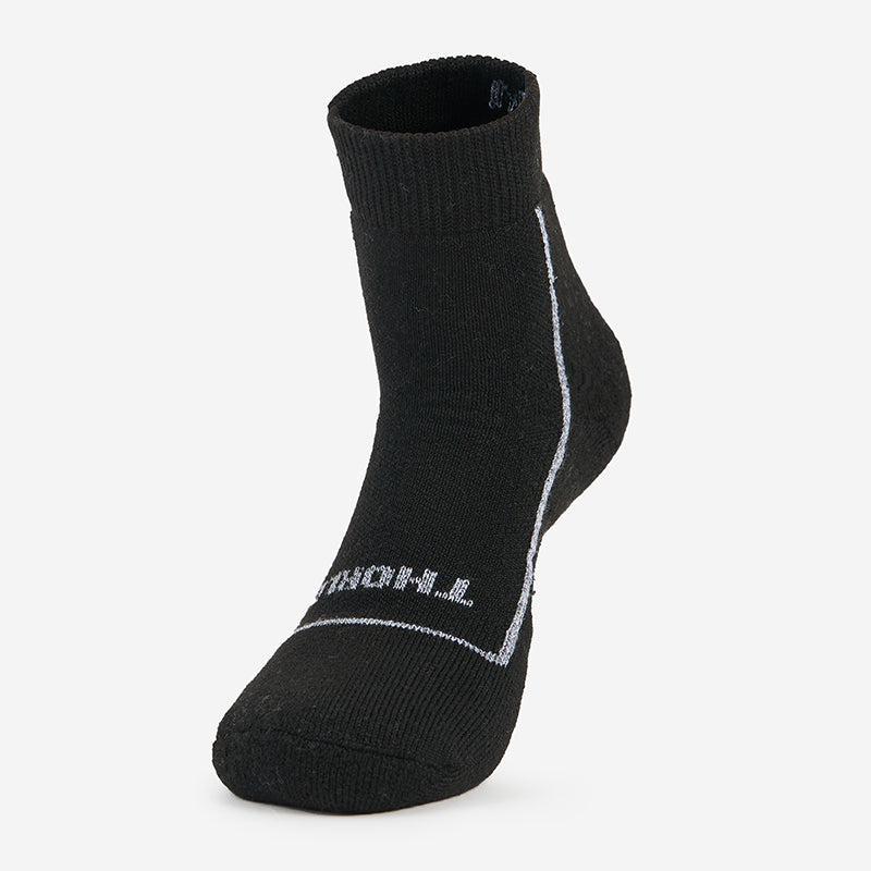 Thor-lo Pickleball Light Cushion Ankle - Blk / s