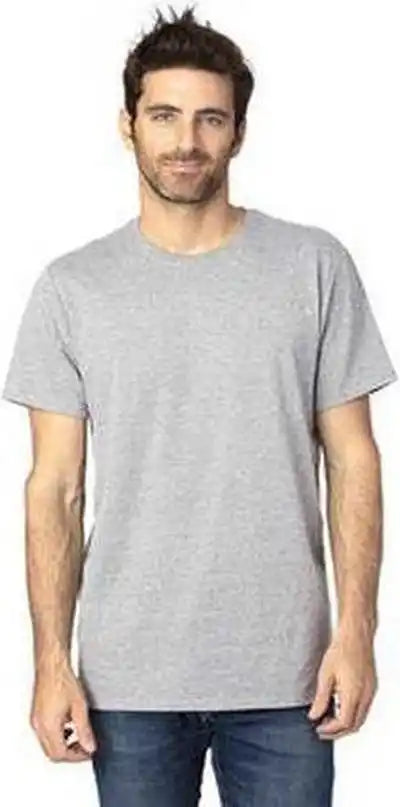 Threadfast Apparel 100a Unisex Ulightimate t Shirt Heather Gray
