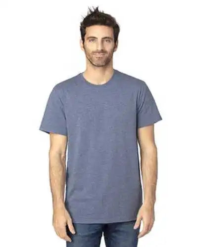 Threadfast Apparel 100a Unisex Ulightimate t Shirt Navy Heather