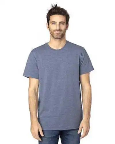 Threadfast Apparel 100a Unisex Ulightimate t Shirt Navy Heather