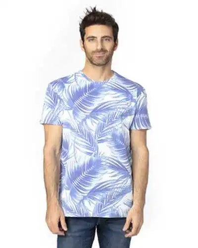 Threadfast Apparel 100a Unisex Ulightimate T-shirt - Palm Paradise