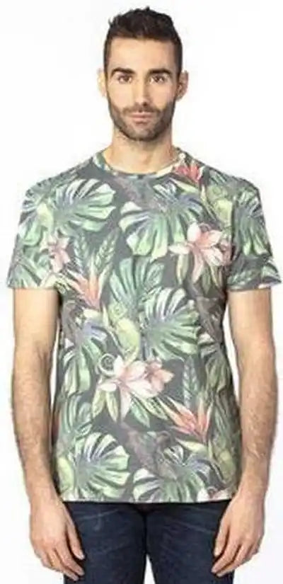 Threadfast Apparel 100a Unisex Ulightimate t Shirt Tropical Jungle
