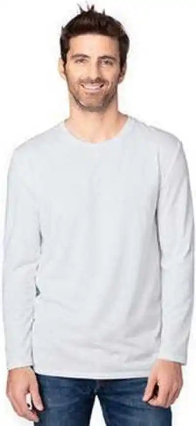 Threadfast Apparel 100ls Unisex Ulightimate Long-sleeve T-shirt - Silver