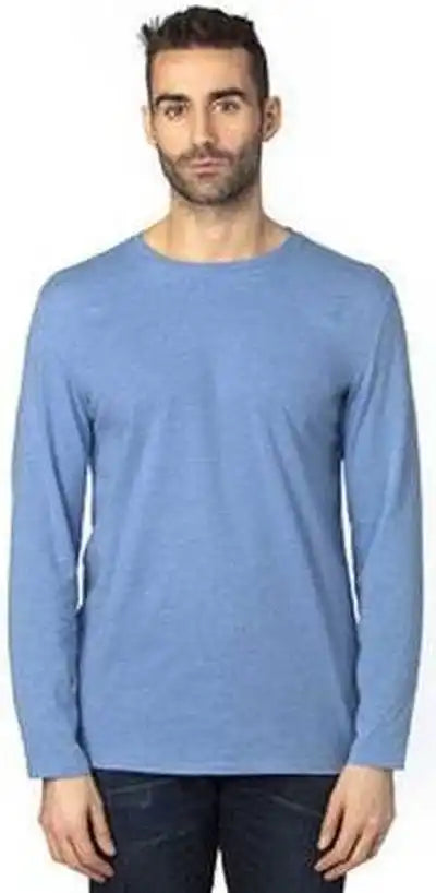 Threadfast Apparel 100ls Unisex Ulightimate Long-sleeve T-shirt - Royal Heather