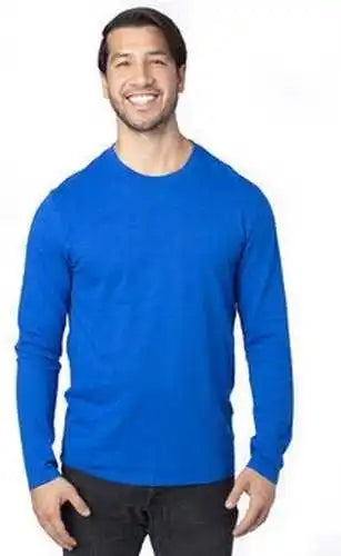 Threadfast Apparel 100ls Unisex Ulightimate Long-sleeve T-shirt - Royal