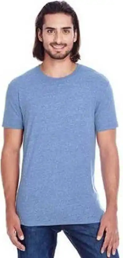 Threadfast Apparel 102a Unisex Triblend Short Sleeve t Shirt Navy