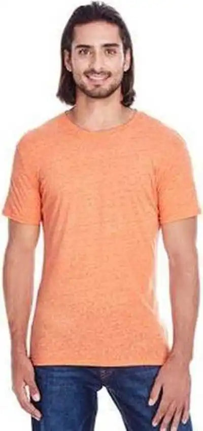 Threadfast Apparel 102a Unisex Triblend Short Sleeve t Shirt Orange