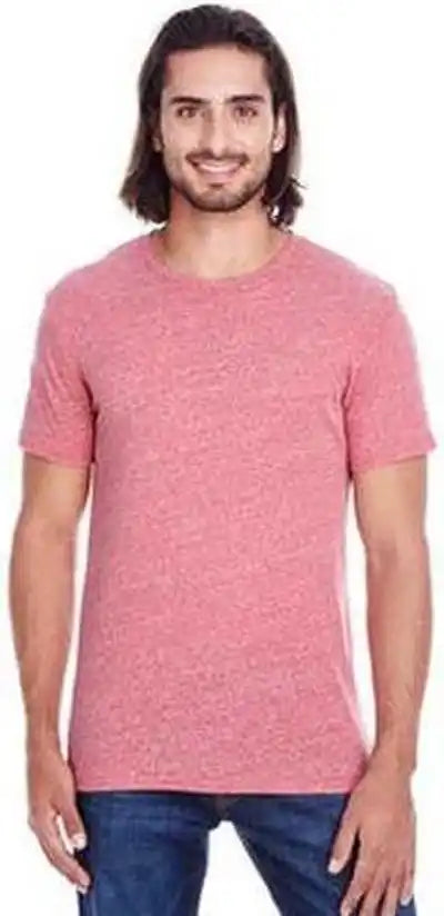 Threadfast Apparel 102a Unisex Triblend Short-sleeve T-shirt - Red