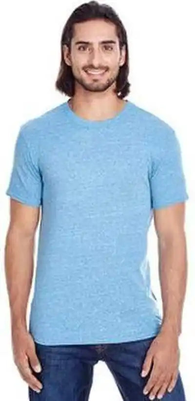 Threadfast Apparel 102a Unisex Triblend Short Sleeve t Shirt Royal