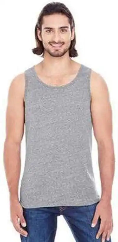 Threadfast Apparel 102c Unisex Triblend Tank Gray