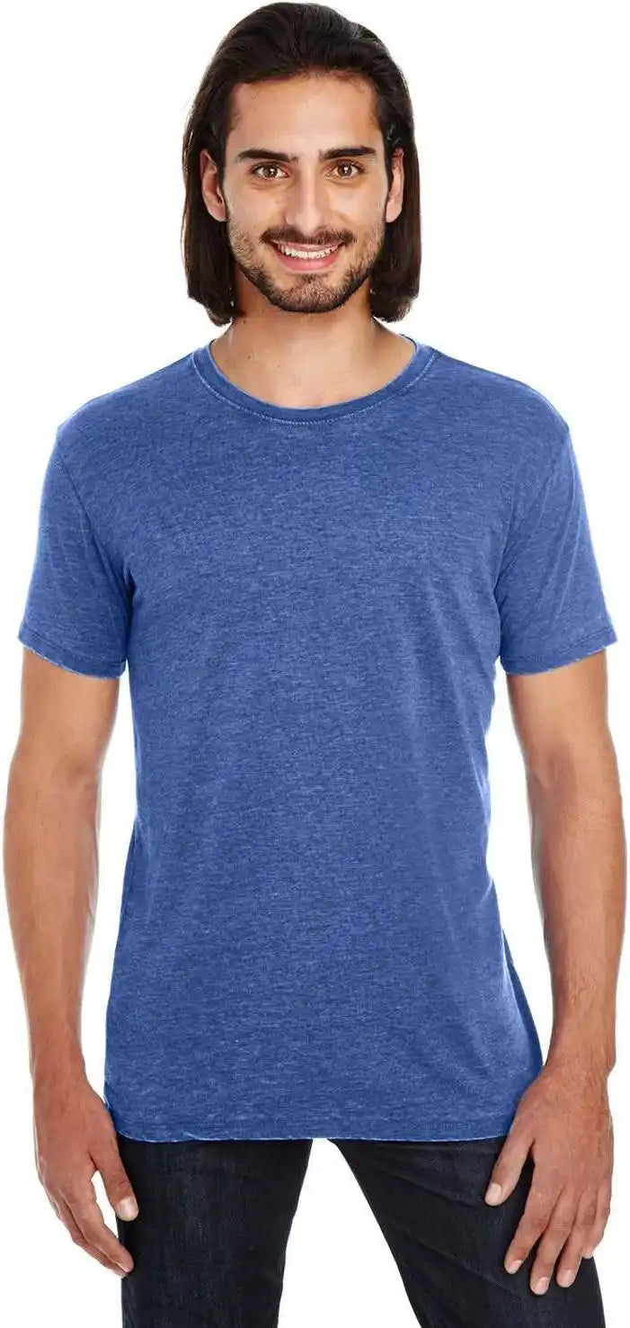 Threadfast Apparel 108a Unisex Vintage Dye Short-sleeve T-shirt - Navy