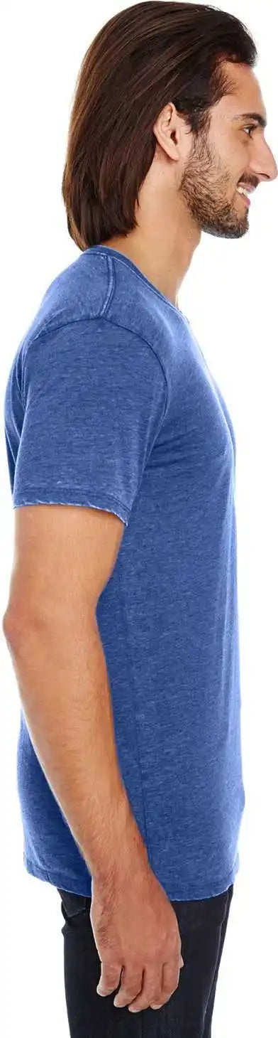 Threadfast Apparel 108a Unisex Vintage Dye Short-sleeve T-shirt - Navy