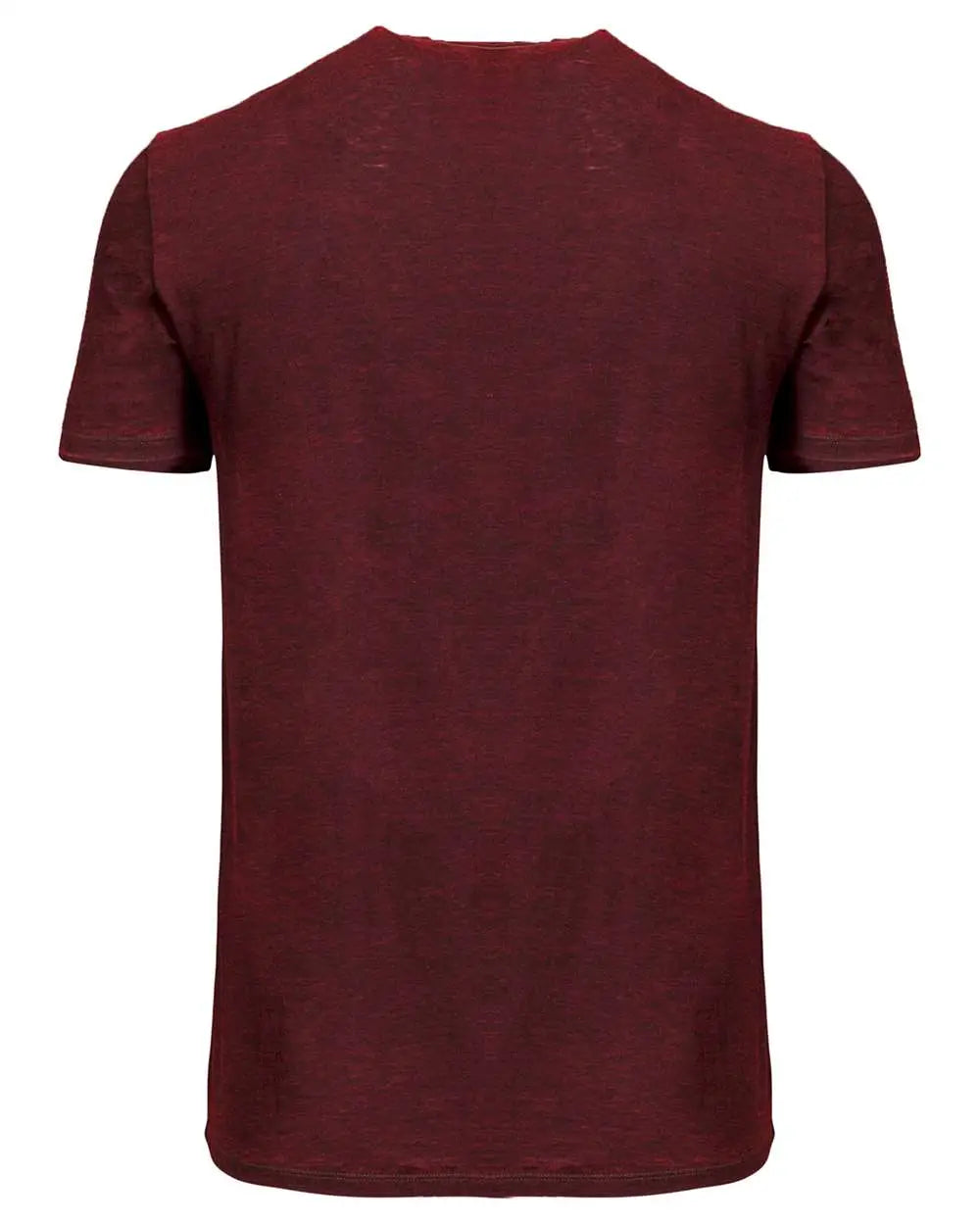Threadfast Apparel 115a Unisex Cross Dye T-shirt - Black Cherry