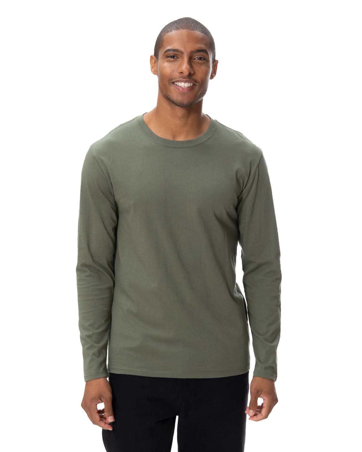 Threadfast Apparel 180ls Ultimate Long-sleeve T-shirt - Army