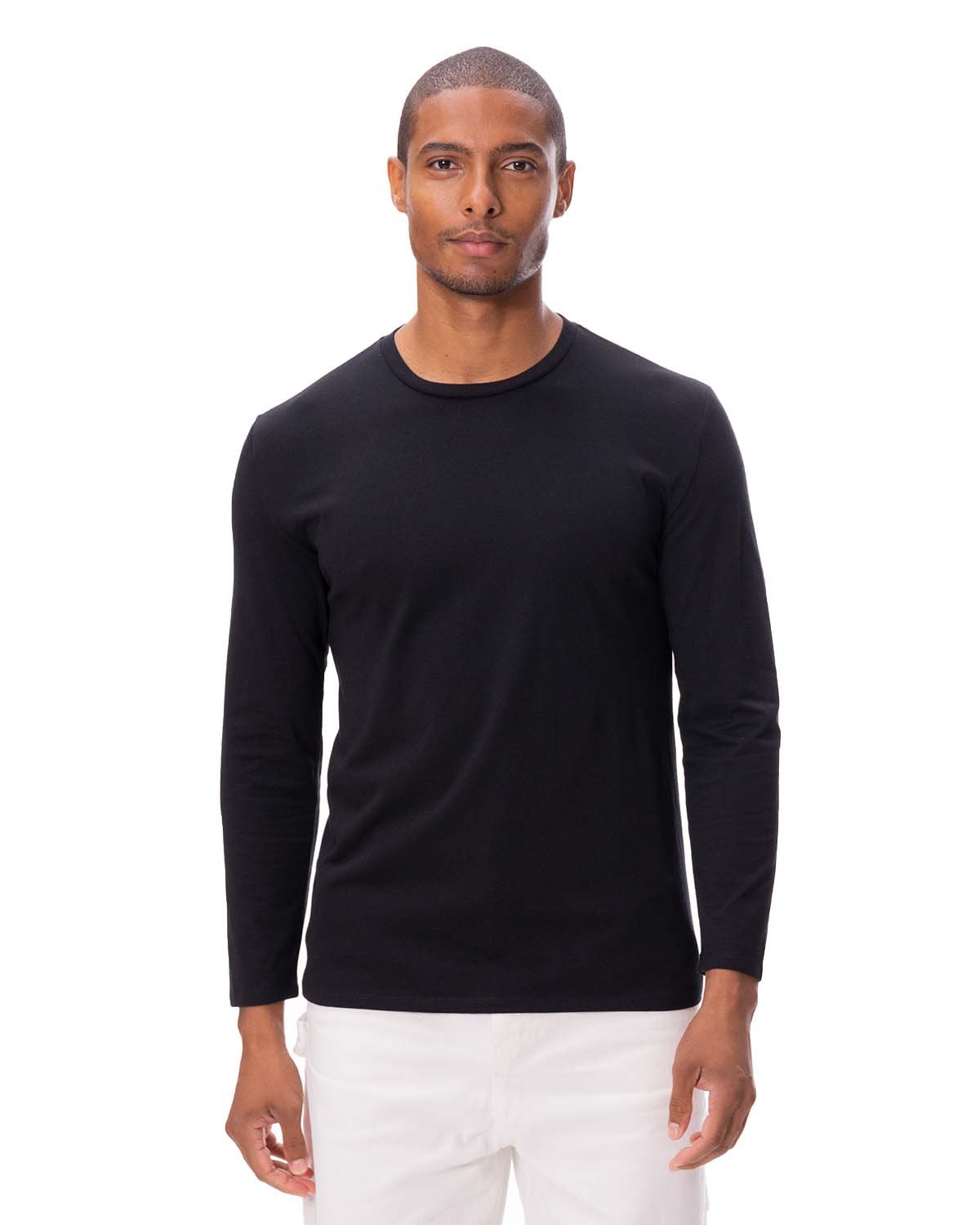 Threadfast Apparel 180ls Ultimate Long-sleeve T-shirt - Black