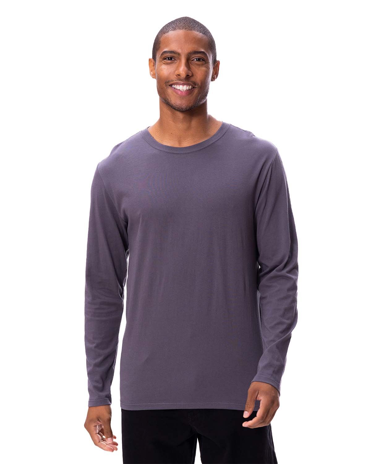 Threadfast Apparel 180ls Ultimate Long-sleeve T-shirt - Coal