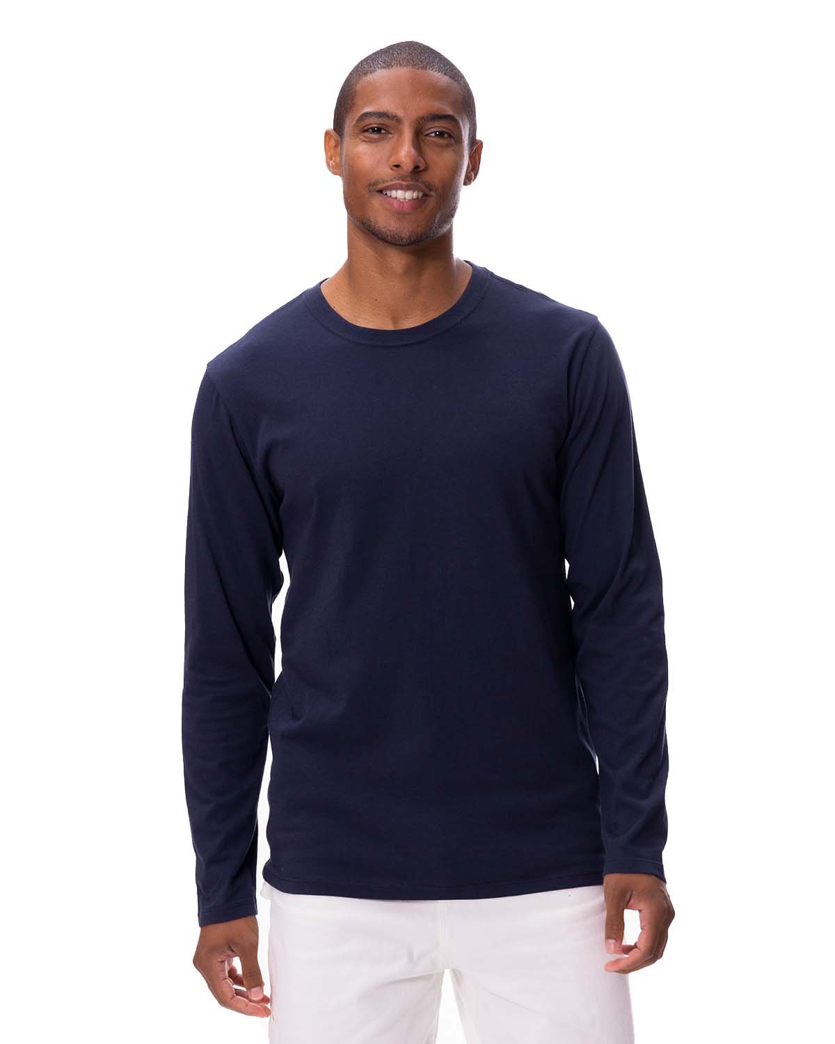 Threadfast Apparel 180ls Ultimate Long-sleeve T-shirt - Midnight Navy