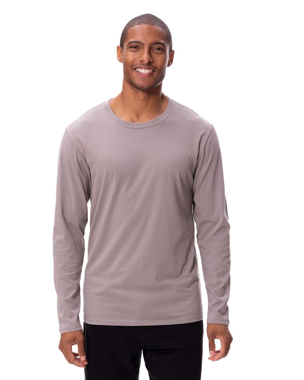 Threadfast Apparel 180ls Ultimate Long-sleeve T-shirt - Smoke