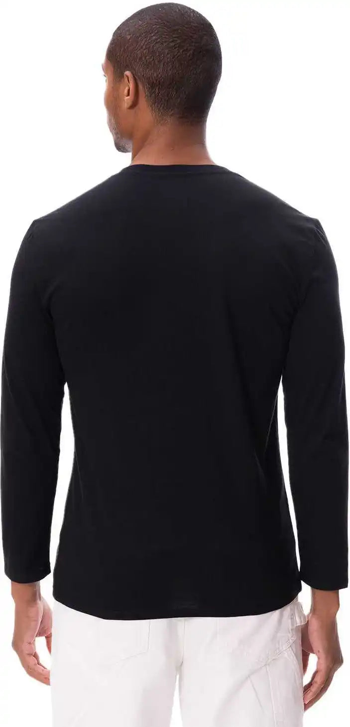 Threadfast Apparel 180ls Unisex Ultimate Long-sleeve T-shirt - Black