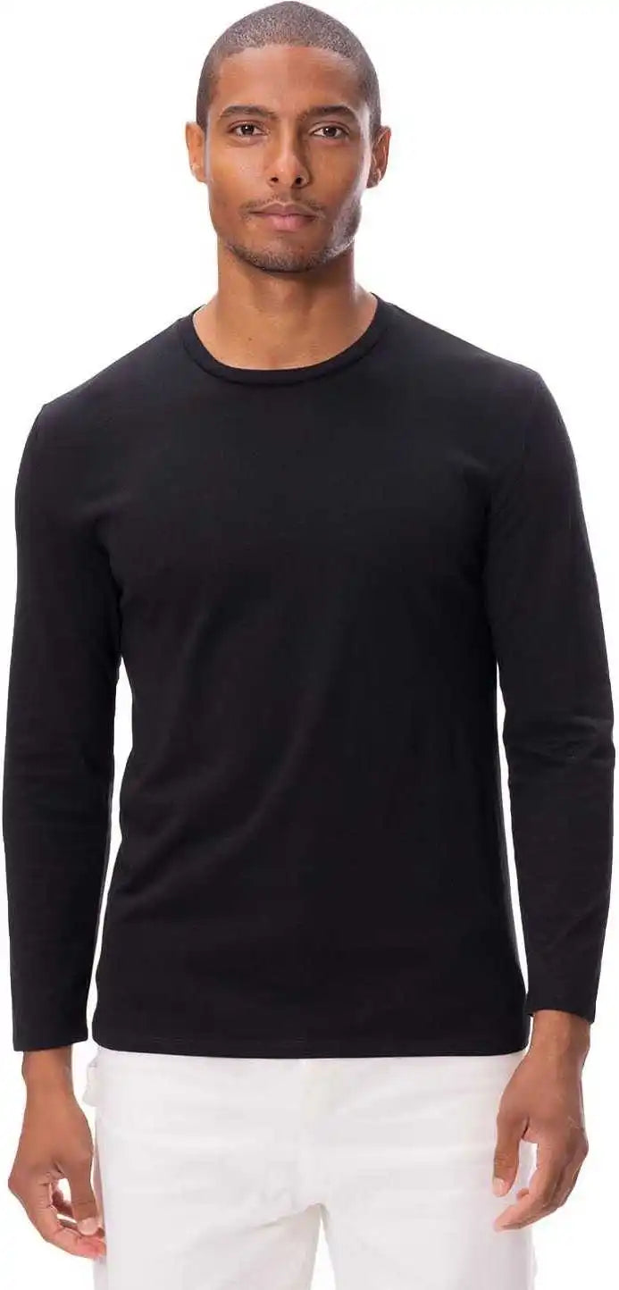 Threadfast Apparel 180ls Unisex Ultimate Long-sleeve T-shirt - Black