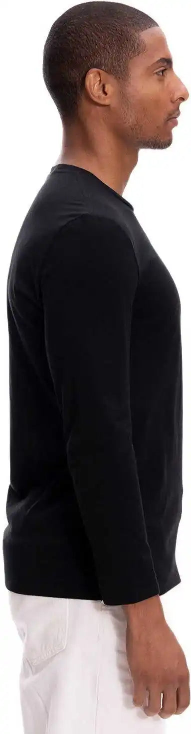 Threadfast Apparel 180ls Unisex Ultimate Long-sleeve T-shirt - Black