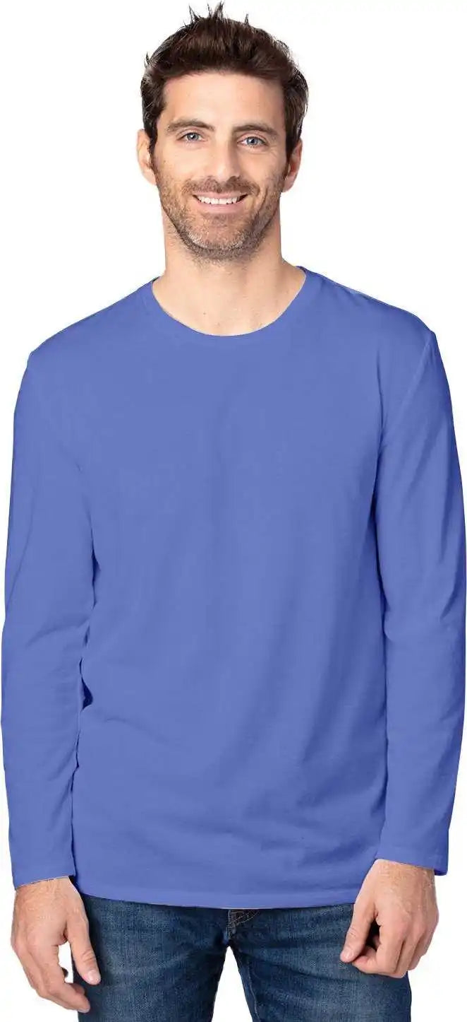 Threadfast Apparel 180ls Unisex Ultimate Long Sleeve t Shirt Denim