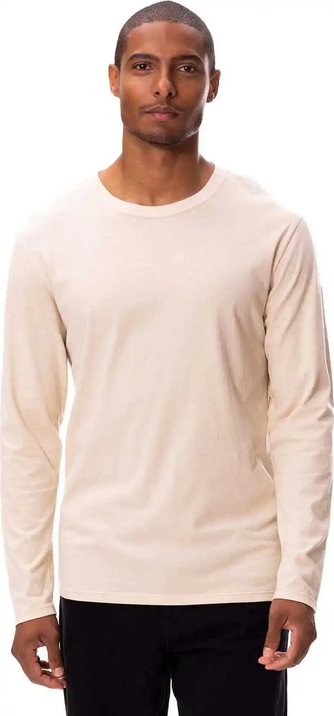 Threadfast Apparel 180ls Unisex Ultimate Long-sleeve T-shirt - Sand