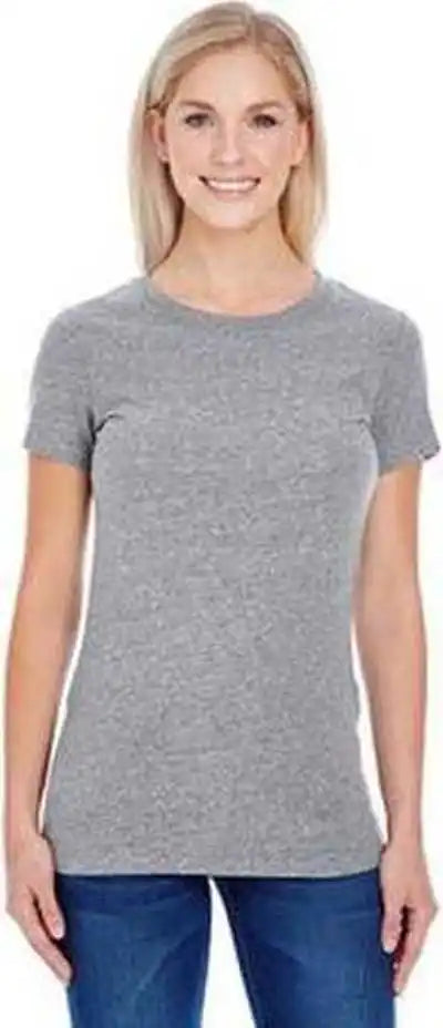 Threadfast Apparel 202a Ladies’ Triblend Short-sleeve T-shirt - Gray