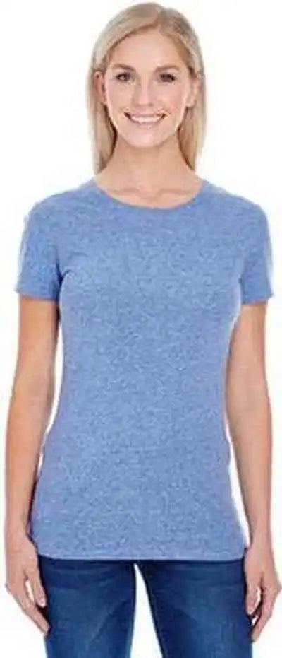 Threadfast Apparel 202a Ladies’ Triblend Short-sleeve T-shirt - Navy